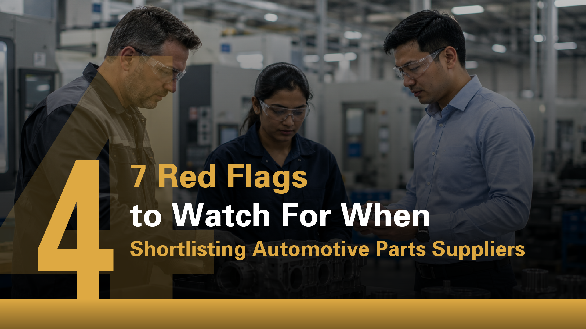 7 Red Flags to Watch For When Shortlisting Automotive Parts Suppliers